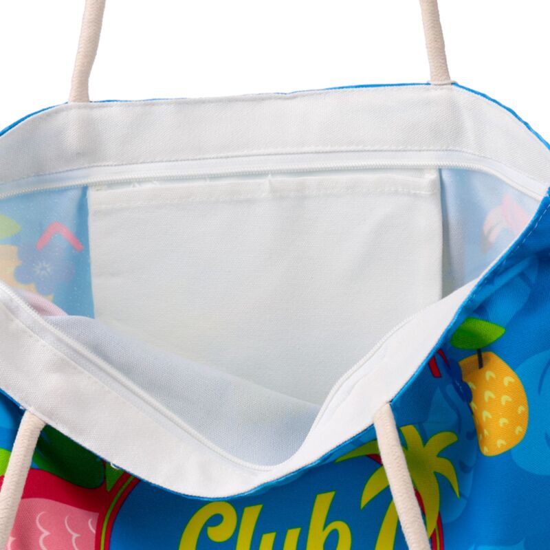 Flamingo Club Tropicalana Canvas-Strandtasche