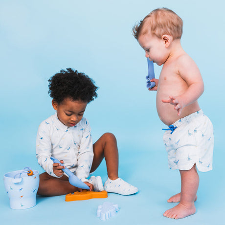 Dino | Mehrfarbige UV-Badeshorts Jungen