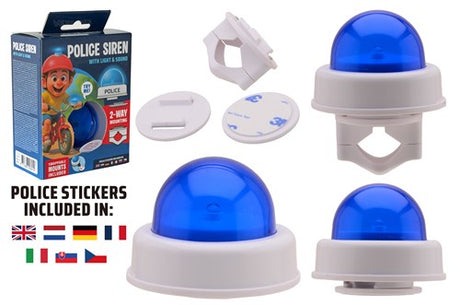 Johntoy Fahrradspaß Polizeisirene Deluxe