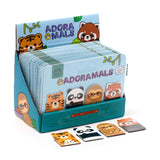 Adoramals magnetisches Lesezeichen-Set mit wilden Tieren