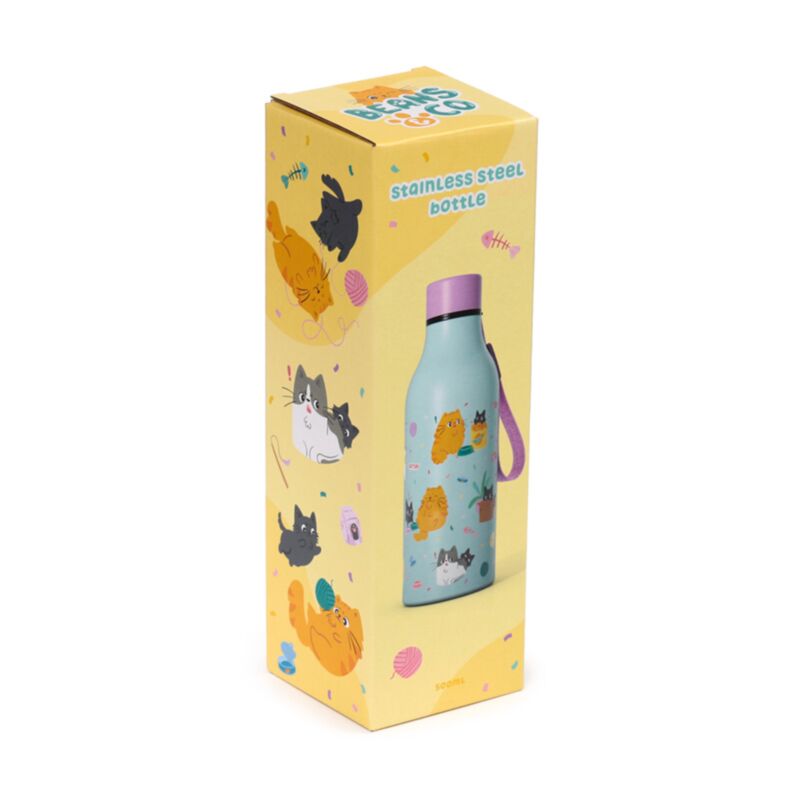 Beans Co Cats Thermosflasche 500 ml