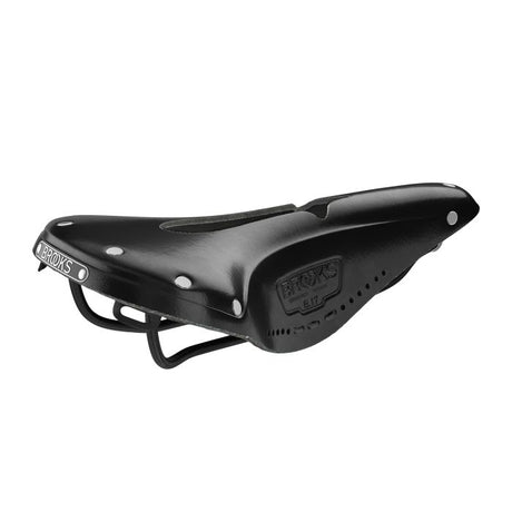 Brooks B17 schmal geschnitzt – schwarz
