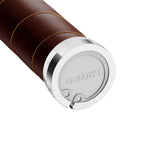 Brooks schlanke Ledergriffe (100+100 mm) – antikbraun