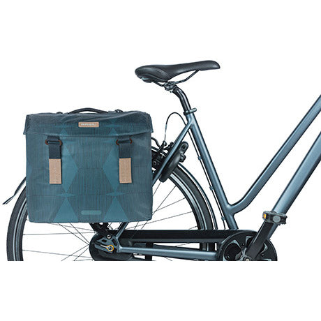 Basil Doppelte Fahrradtasche Elegance Mik 40-49 Liter – Kombiblau
