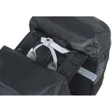 Basil Doppel-Fahrradtasche Meilen 34 Liter 13 x 26 x 35 cm (2x) - Schwarzkalk