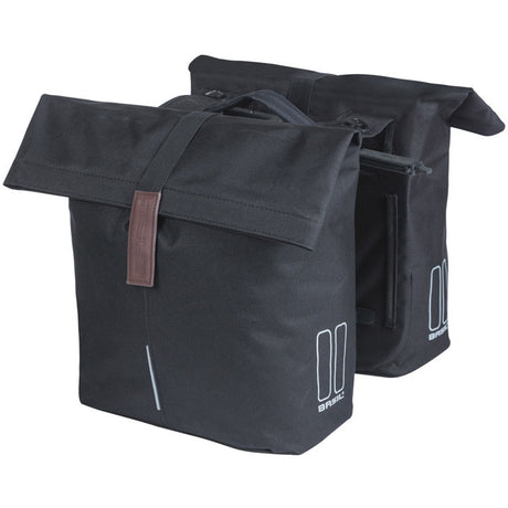 Basil Doppelte Fahrradtasche City Mik 28-32 Liter – Schwarz