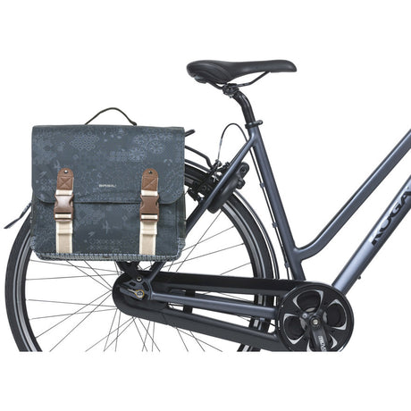 Basil Doppelte Fahrradtasche Bohème Mik 35 Liter – Indigoblau