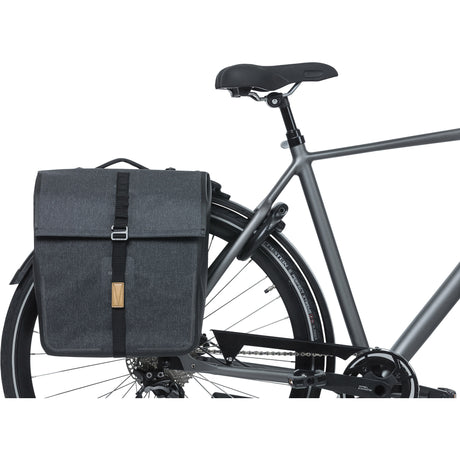 Basil Doppelte Fahrradtasche Urban Dry Mik 50 Liter – Anthrazit