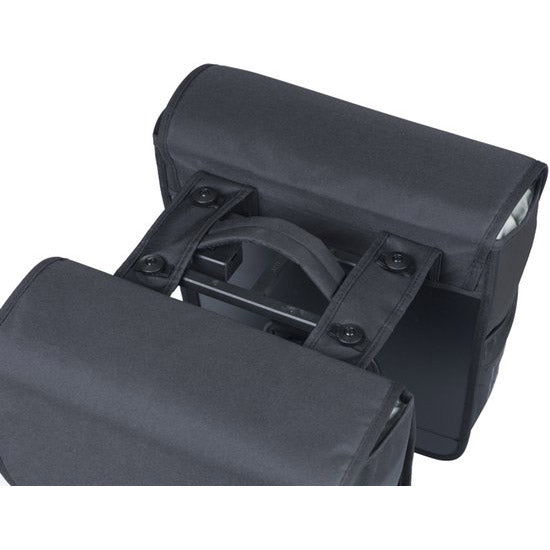 Basil Doppelte Fahrradtasche Go Mik 32 Liter – Schwarz