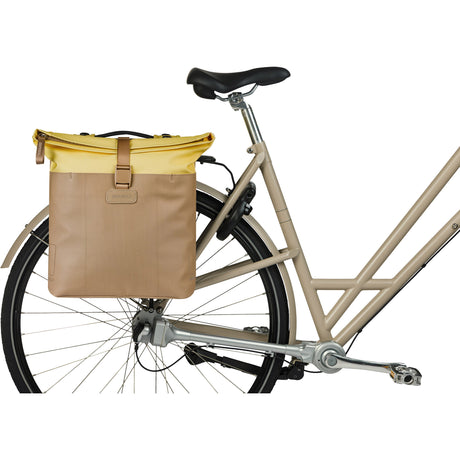 Basil b.v. Doppelte Fahrradtasche Basil Vive Mik 28-35l 14 x 30 x 38 cm - Sandgelb