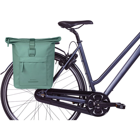 Basil b.v. Doppelte Fahrradtasche Basil Brooklyn Mik 41l 14 x 30 x 37 cm - grün
