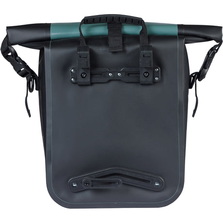 Basil einzelne Fahrradtasche Rivo M Plane Mik 12-15l 14 x 25 x 38 cm – grün schwarz