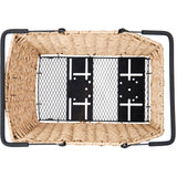 Basil Fahrradkorb Cento Rattanoptik Multisystem 40 x 25 x 12 cm – Seegras