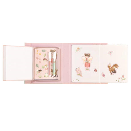 Little dutch whiteboard kleurset met magneten - rosa fairy garden