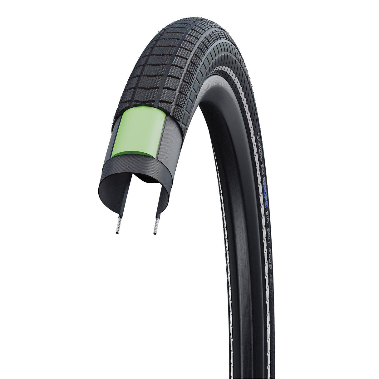 Schwalbe Tire 26x2.15 (55-559) Big Ben plus schwarzer Reflex