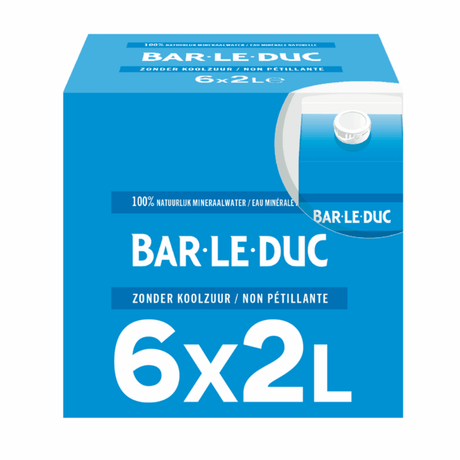 Bar le duc bar-le-duc natürliches Mineralwasser ohne Kohlensäure (6 x 2 Liter)