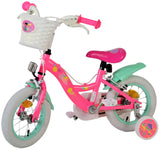 Volare barbie kinderfiets - meisjes - 12 inch - roze - twee handremmen