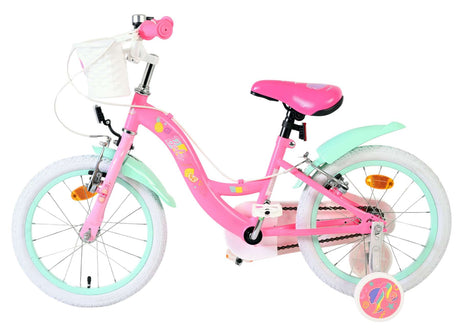 Barbie Kinderfahrrad – Mädchen – 16 Zoll – Pink – zwei Handbremsen