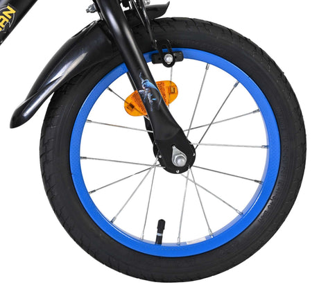 Batman Kinderfahrrad – Jungen – 14 Zoll – Schwarz – zwei Handbremsen