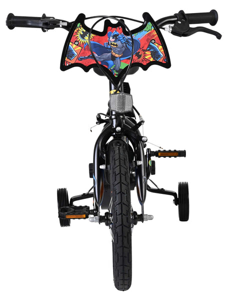 Batman Kinderfahrrad – Jungen – 14 Zoll – Schwarz – zwei Handbremsen