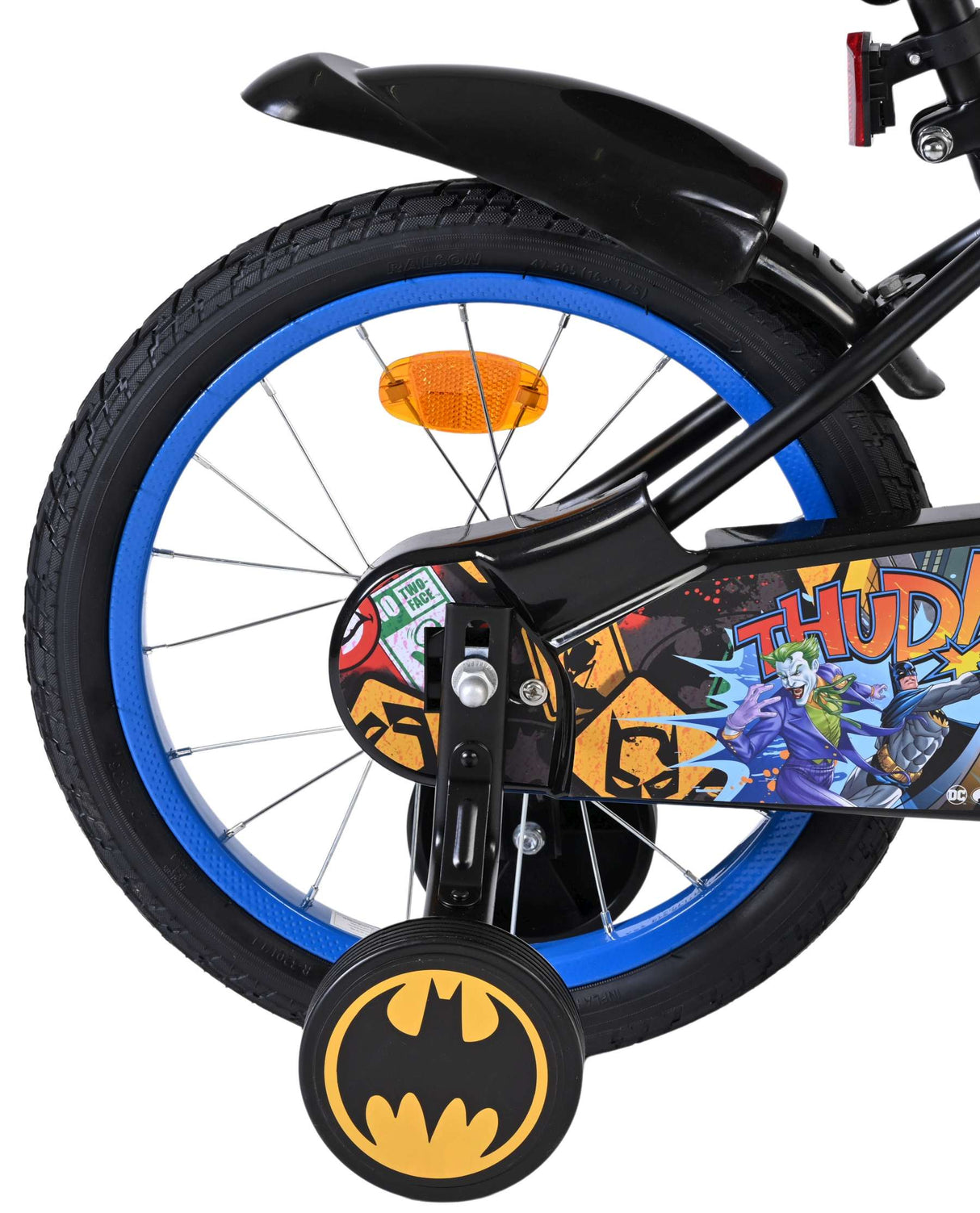 Batman Kinderfahrrad - Jungen - 16 Zoll - Schwarz