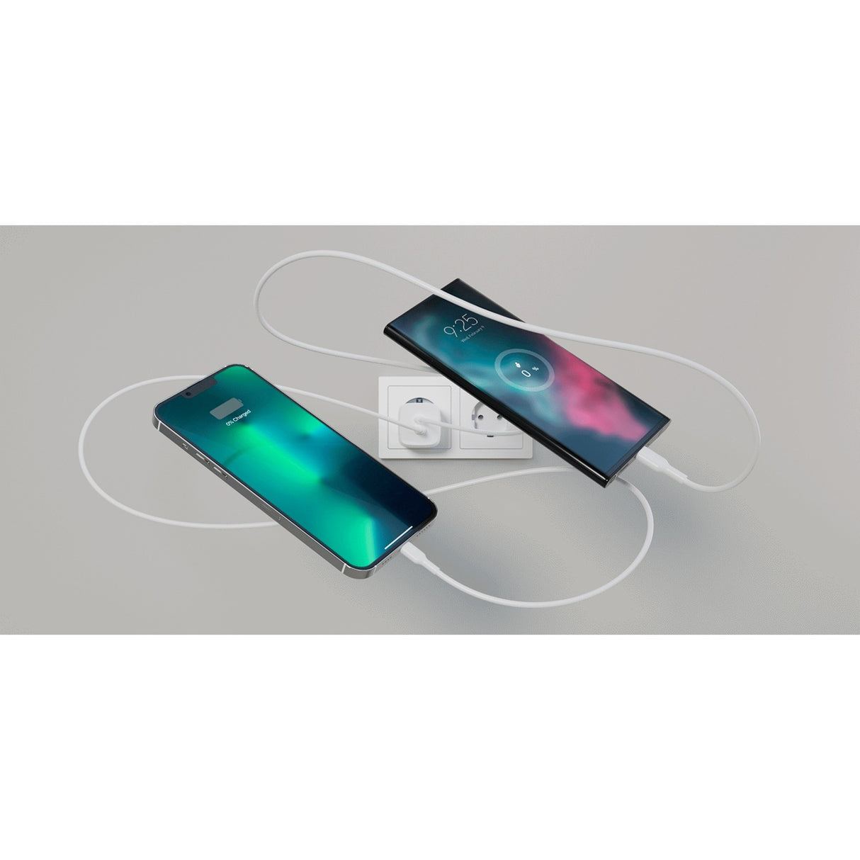 Belkin Boostcharge 2-Poort USB-C Gan-Wallader mit P.