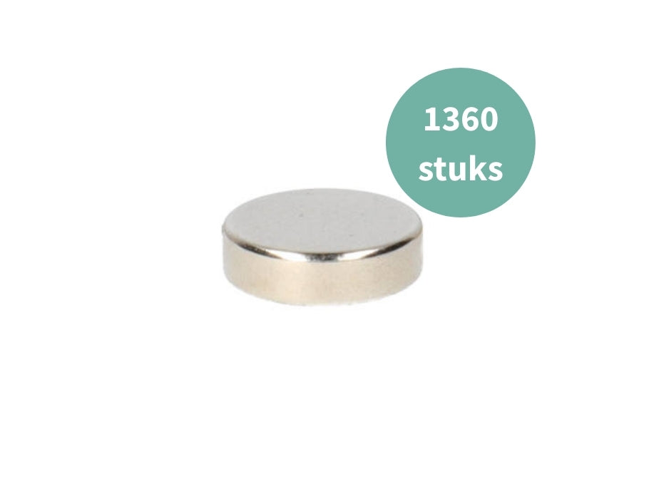 Spar-Topper-Blockmagnete – 10 mm x 3 mm – N48 – 1360 Stück.