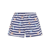 Blau | Blaue weiße UV-Badehose Jungen