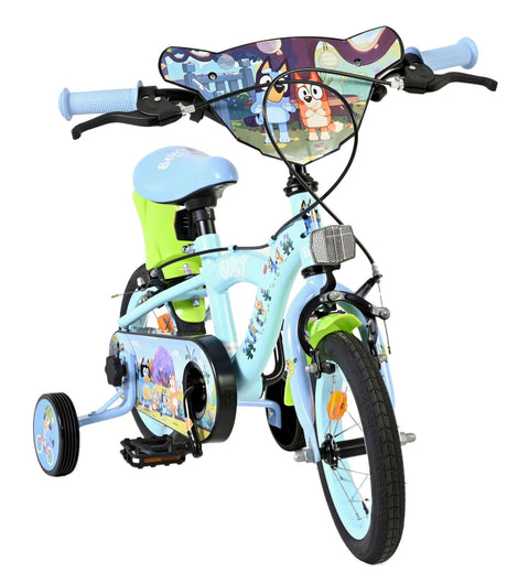 Bluey Kinderfahrrad 12 Zoll - Hellblau - zwei Handbremsen