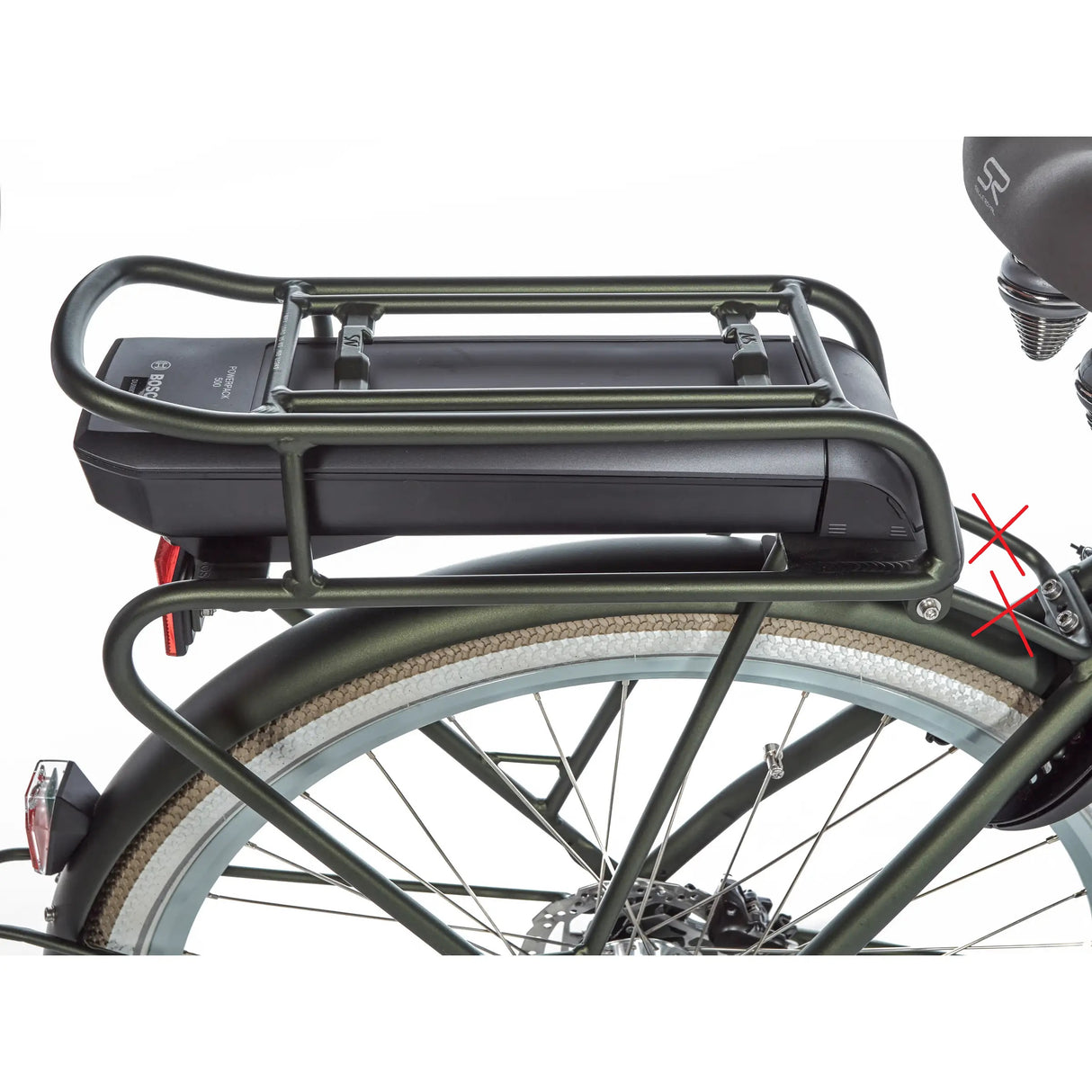 Cortina Heckträger E-U4 Bosch Hunter Grün matt