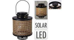 Solar lantaarn ''ibiza'' metaal d17 h22cm