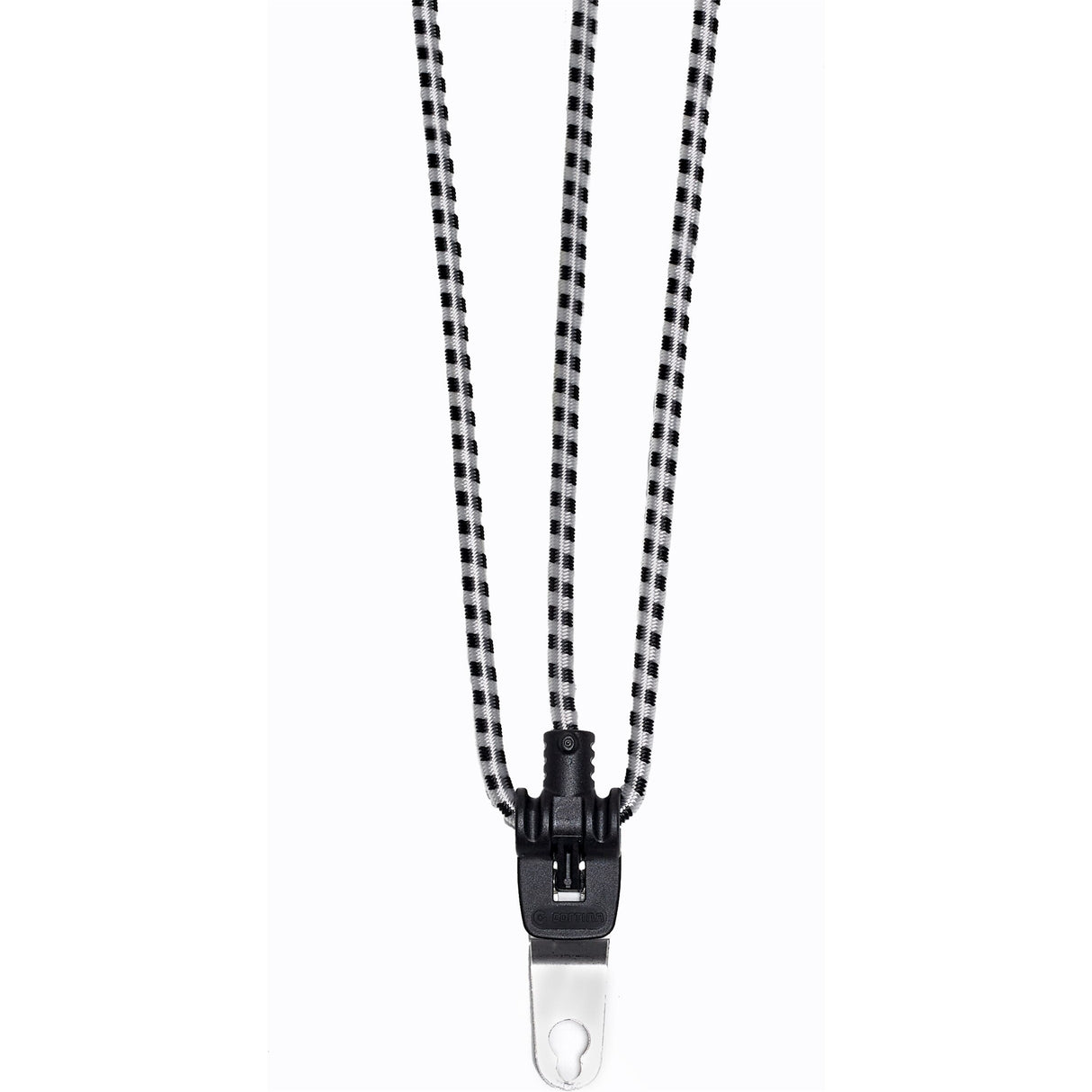 Cortina Snachtbinder Jakarta 76 cm weiß schwarz