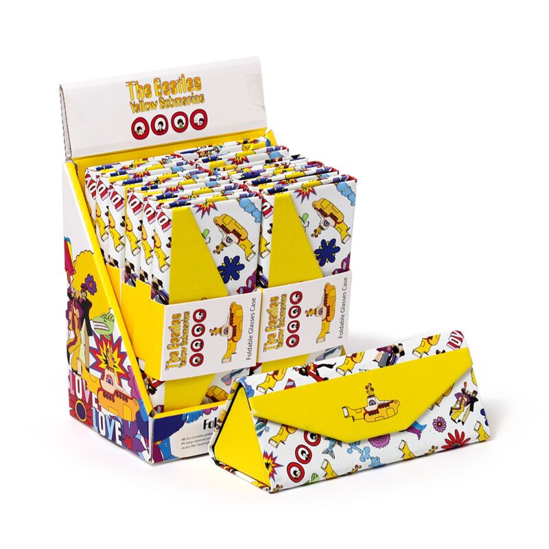 Der zusammenklappbare Sonnenbrillenhalter „The Beatles Yellow Submarine“.