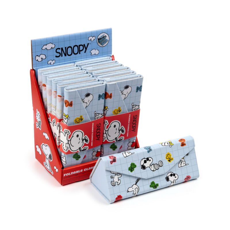 Union Peanuts Snoopy Woodstock faltbarer Sonnenbrillenhalter