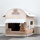Pusheen Catfé DIY Katzenspielhaus aus 100 % Pappe