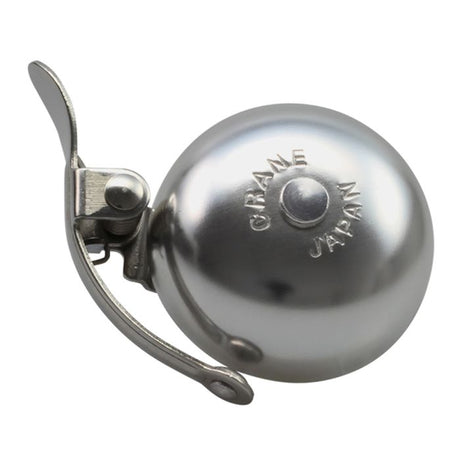Crane Mini-Suzu-Glocke (Druckguss) – mattes Silber