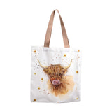 Jan Pashley Hochlandrind-Polycotton-Tasche