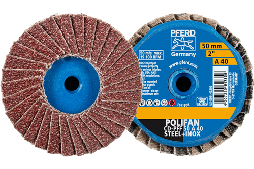 Pferd CD Mini Polyfan ø50mm pff a40 | 10 Stück