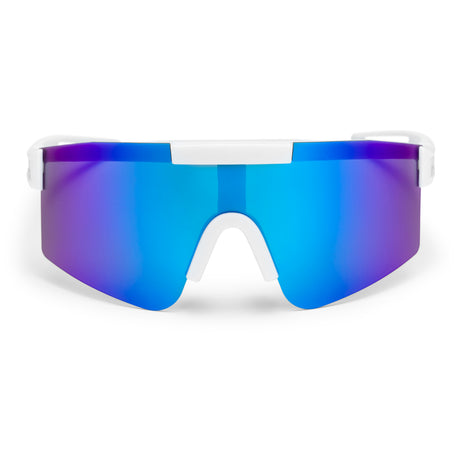 Chpo Brille Luca weiß blau verspiegelt