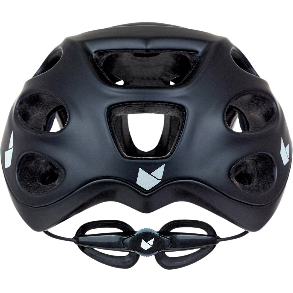Katzenartiger Rennhelm Vento Größe L 58-60cm schwarz matt
