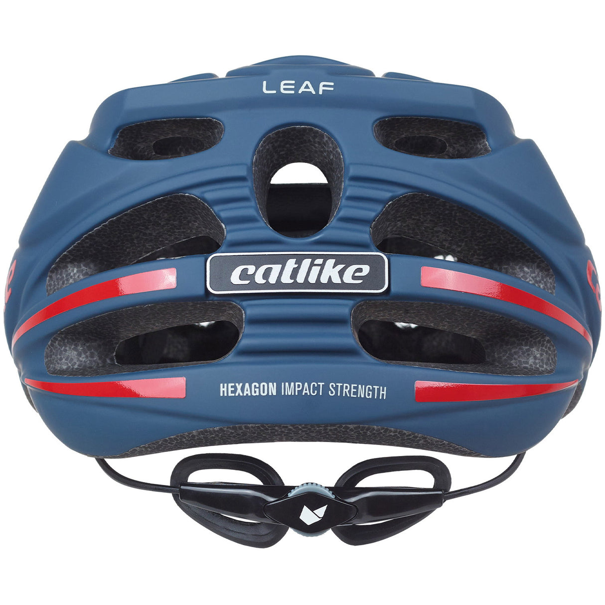 Katzenartiger MTB-Helm Blattgröße M 54-57 cm Majolikablau