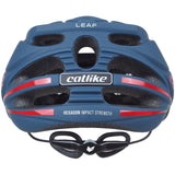 Katzenartiger MTB-Helm Blattgröße M 54-57 cm Majolikablau