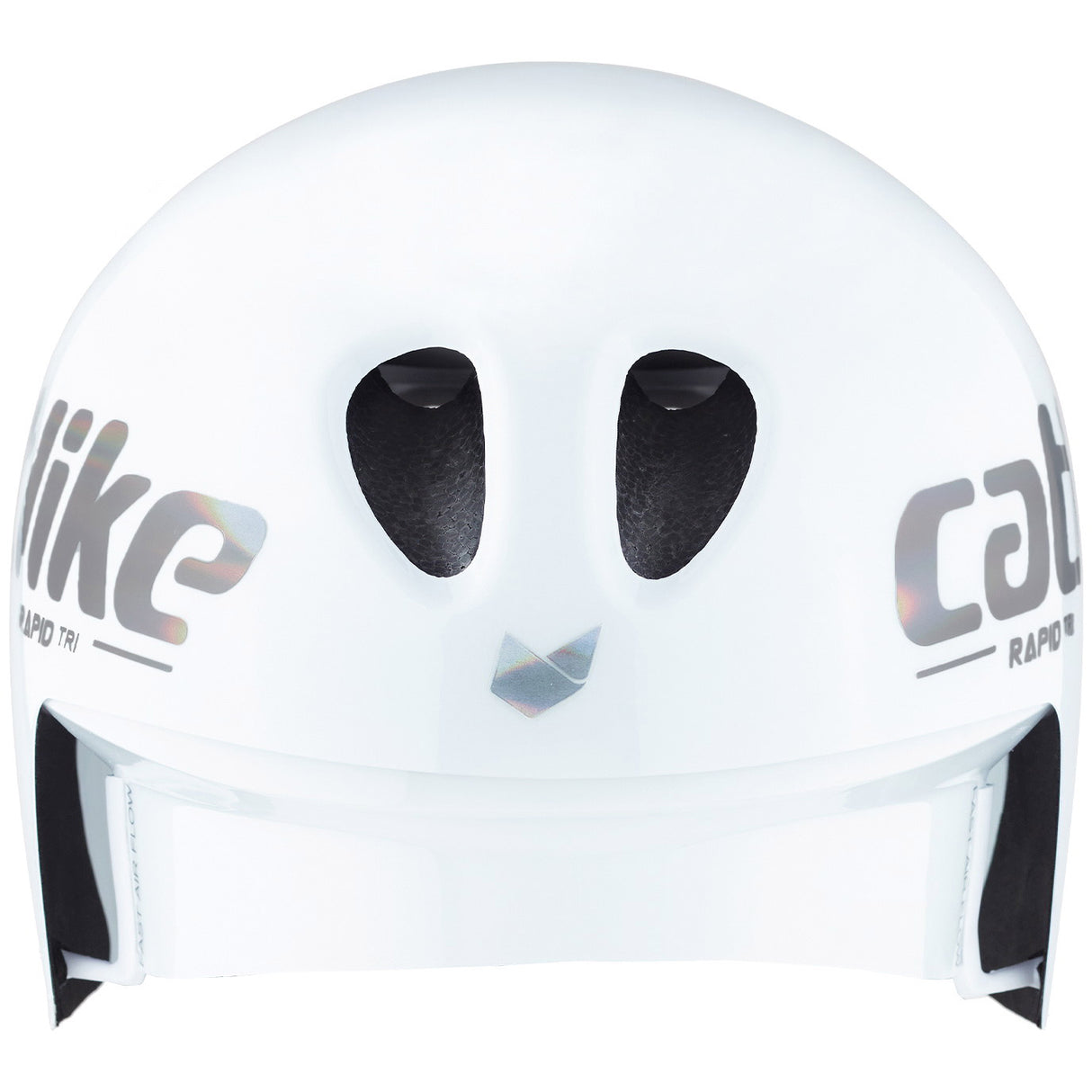 Buzaglo katzenartiger Zeitfahrhelm Rapid Tri Größe L 58-60 cm weiß