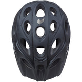 Katzenartiger MTB-Helm, Blattgröße L, 58–60 cm, Carbonschwarz