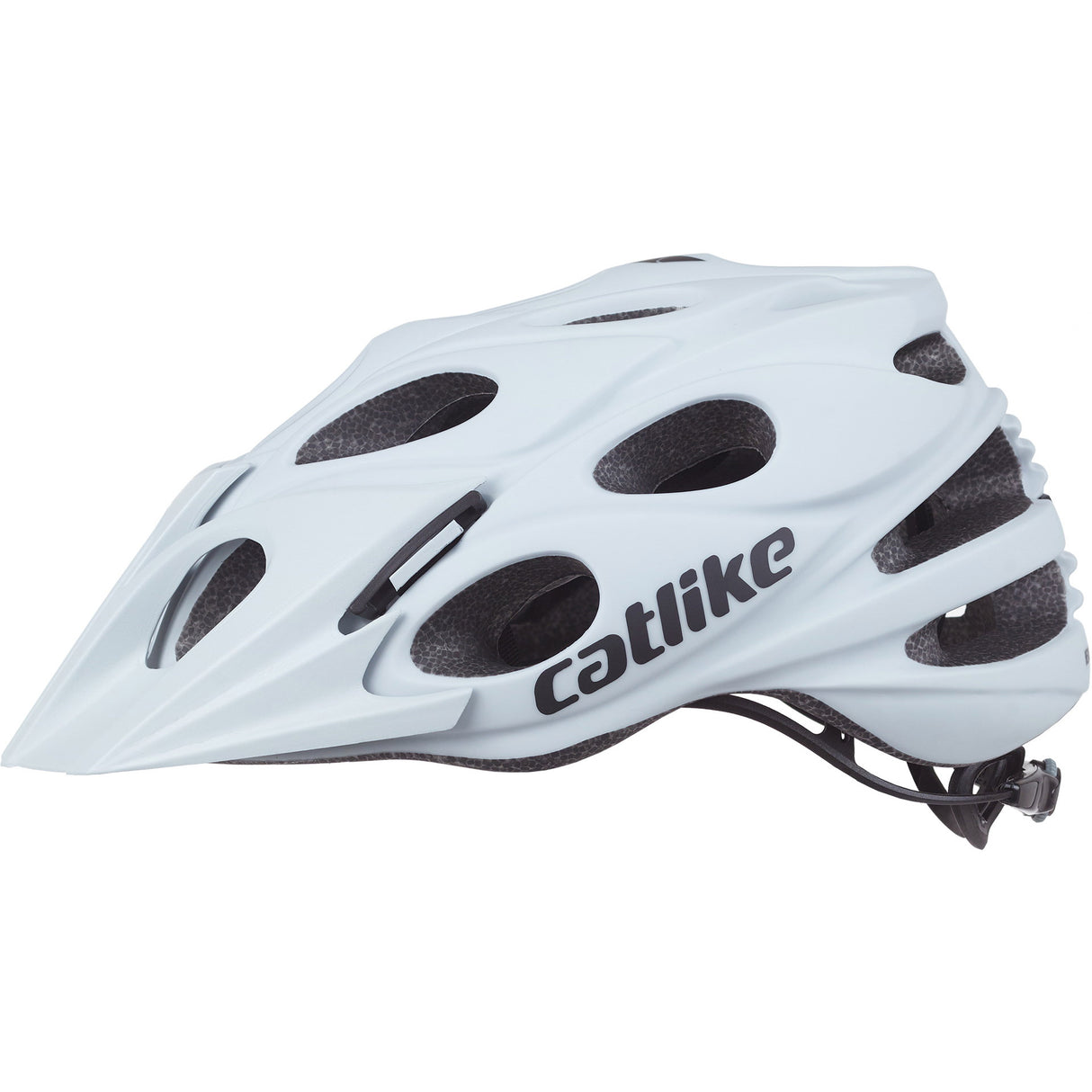 Buzaglo katzenartiger MTB-Helm Blattgröße M 55-57 cm Gletschergrau