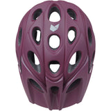 Katzenartiger MTB-Helm, Blattgröße L, 58–60 cm, Burgunderrot