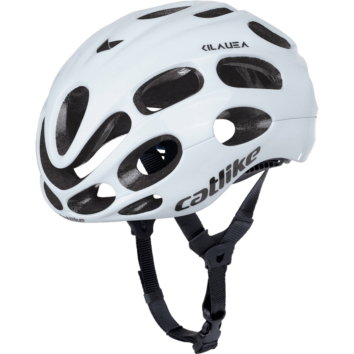 Katzenartiger Rennhelm Kilauea Größe M 55-57cm weiß matt