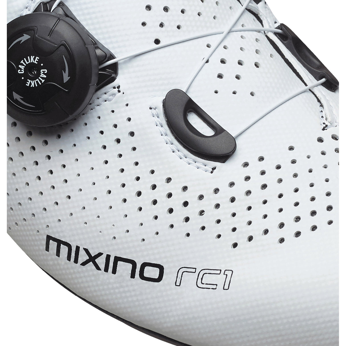 Katzenartige Rennschuhe Mixino RC1 Carbon Größe 40 weiß