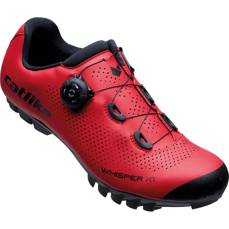 Katzenartige MTB-Schuhe Whisper X1 MTB Nylon Größe 41 rot