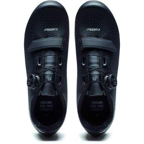 Katzenartige Rennschuhe kompact'o r1 Nylon 41 schwarz
